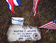 Wayne C. Allen's grave site