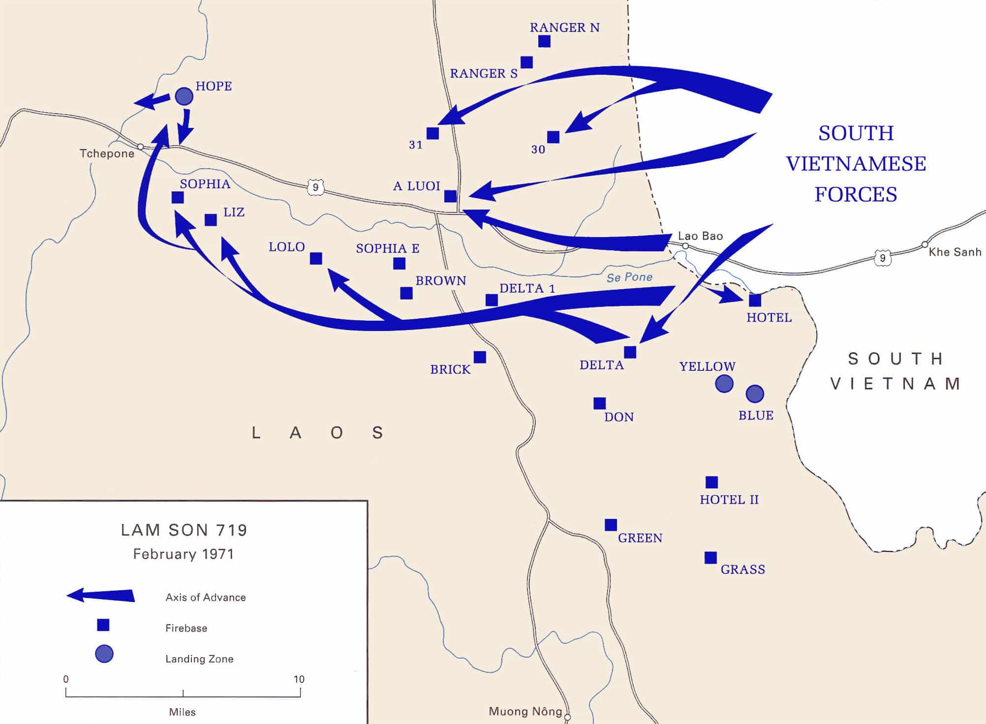 Lam Son 719 Map